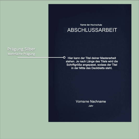 Abschlussarbeit drucken und binden